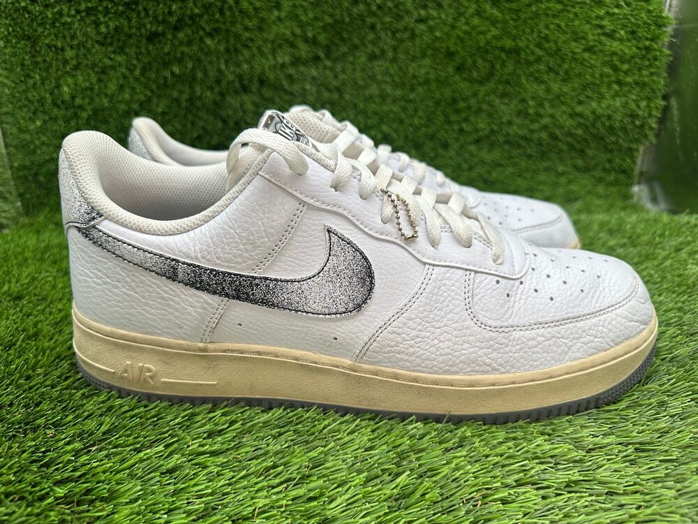 Nike Air Force 1 Low DV7183-100 Athletic Sneaker Men's 13 White Leather Training
